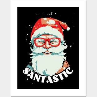 Retro Santa Posters and Art